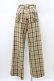 画像2: MILK / Check Checkパンツ  ベージュ H-26-02-20-1012-ML-PA-KB-ZH (2)