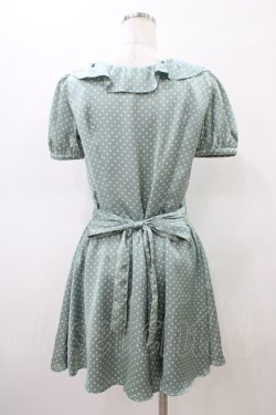 画像2: MILK / ラッフルカラーコンビネゾン  グリーン H-26-02-20-1014-ML-PA-AK-ZH