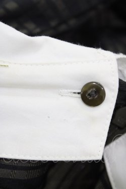 画像5: Jane Marple / Memory shadow check shirring dress  ブラック H-26-02-20-1016-JM-OP-KB-ZH