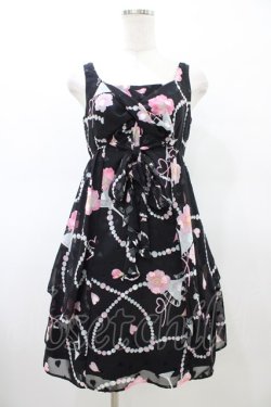 画像1: MILK / パールカクテルドレス  ブラック H-26-02-20-1027-ML-OP-AK-ZH