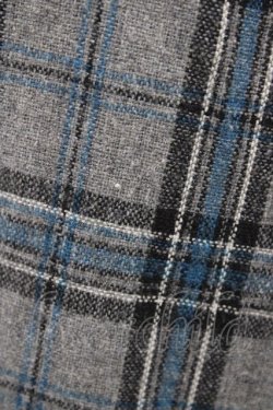 画像4: Ozz Croce / プリーツフリルチェックスカート  グレー H-26-02-20-1030-OO-SK-KB-ZH