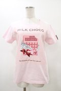 MILK / 100% LOVE TEE S ピンク H-26-02-20-1031-ML-TO-KB-ZH