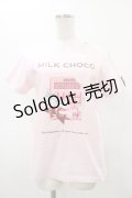 MILK / 100% LOVE TEE S ピンク H-26-02-20-1031-ML-TO-KB-ZH