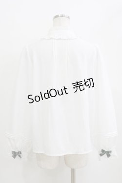 画像3: Amavel / Velvet Ribbonラッフルブラウス Free オフ/グリーン H-26-02-20-051-CA-BL-NS-ZH