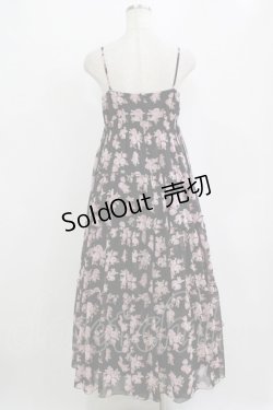 画像3: JESUS DIAMANTE / ディアマンテカリブマキシ 38 秋ぼかし薔薇ブラック H-26-02-20-006-JE-OP-NS-ZH