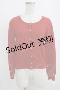 Ank Rouge / ドットカーディガン M レッド H-26-02-20-058-CA-TO-NS-ZH