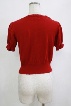 画像3: Ank Rouge / ハートポケットカーディガン M レッド H-26-02-20-059-CA-TO-NS-ZH