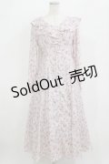 Ank Rouge / 花柄ロングワンピース M ピンク H-26-02-20-007-CA-OP-NS-ZH