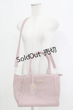 画像1: m petit by misako / サンリオコラボ AMキルティング2WAYバッグ  ピンク H-26-02-20-061-LO-BG-NS-ZH