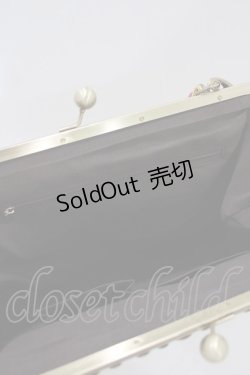 画像4: Amavel / オリジナルチャーム付がま口バッグ  アイボリー H-26-02-20-065-CA-BG-NS-ZH