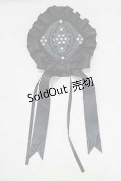 画像1: Atelier Beatrice / クリップブローチ  ブラック H-26-02-20-071-GO-AC-NS-ZH