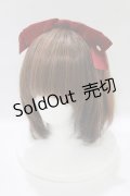 Ank Rouge / ベロアリボンカチューシャ  ボルドー H-26-02-20-077-CA-AC-NS-ZH