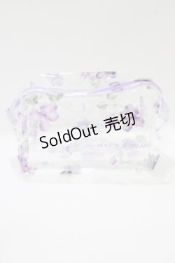 画像1: axes femme / クリアポーチ  ラベンダー H-26-02-20-079-AX-ZA-NS-ZH