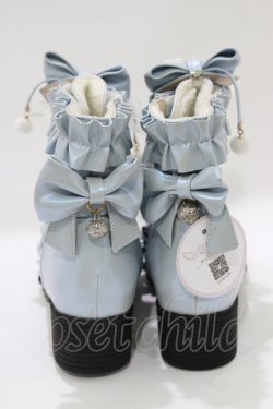 画像3: 母家（海外ロリータブランド） / ショートブーツ 22.5cm ブルー H-26-02-20-083-PU-BG-NS-ZH