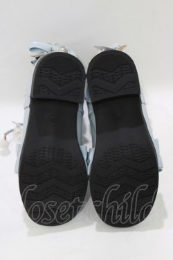 画像4: 母家（海外ロリータブランド） / ショートブーツ 22.5cm ブルー H-26-02-20-083-PU-BG-NS-ZH