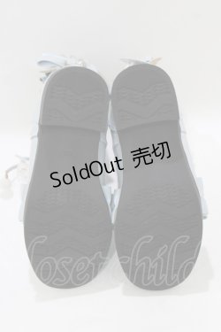 画像4: 母家（海外ロリータブランド） / ショートブーツ 22.5cm ブルー H-26-02-20-083-PU-BG-NS-ZH