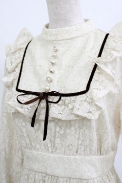 画像4: Ank Rouge / レースロングクラシックワンピース M 生成り H-26-02-20-010-CA-OP-NS-ZH