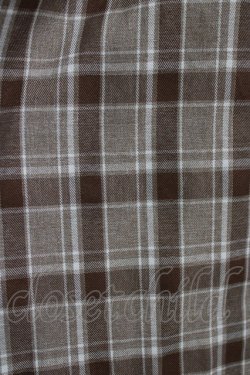 画像4: m petit by misako / AMCHKスクエアネックジャンパースカート S ブラウン H-26-02-20-011-LO-OP-NS-ZH