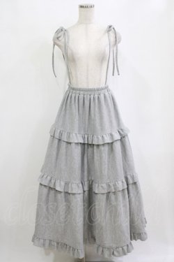 画像1: LOLITAその他 / WC/スウェットロングティアードスカート Free グレー H-26-02-20-015-LO-SK-NS-ZH