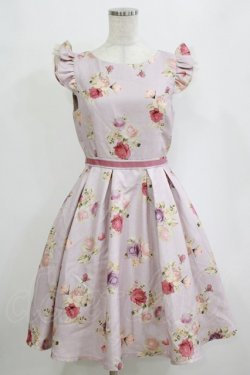 画像1: Ank Rouge / 花柄ワンピース M ラベンダー H-26-02-20-018-CA-OP-NS-ZH