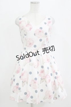 画像1: LIZ LISA / ローズドットジャンパースカート Free オフ H-26-02-20-019-LO-OP-NS-ZH