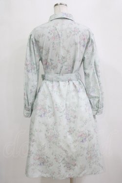 画像3: axes femme POETIQUE / ヴィンテージフラワーワンピース M ブルー H-26-02-21-025-AX-OP-NS-ZH