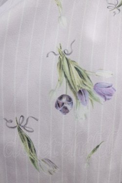 画像4: axes femme POETIQUE / チューリップストライプワンピース M ラベンダー H-26-02-21-027-AX-OP-NS-ZH