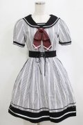 Secret Honey / ストライプセーラーワンピース Free ブラック H-26-02-21-029-CA-OP-NS-ZH