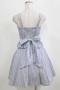 画像3: Secret Honey / ストライプジャンパースカート Free オフ/ネイビー H-26-02-21-030-CA-OP-NS-ZH