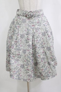 画像1: axes femme POETIQUE / ゴブランタックＡラインスカート M グリーン H-26-02-21-034-AX-SK-NS-ZH