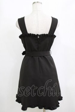 画像3: Ank Rouge / ベルト付きジャンパースカート M ブラック H-26-02-21-040-CA-OP-NS-ZH