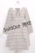 Amavel / チェックワンピース Free ベージュ H-26-02-21-1002-CA-OP-NS-ZH
