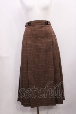 画像1: an another angelus / チェックスカート Free BROWN H-26-02-21-1014-CA-SK-NS-ZH