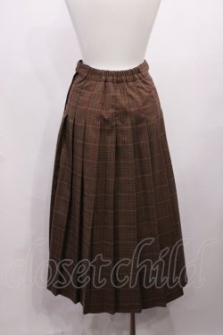 画像2: an another angelus / チェックスカート Free BROWN H-26-02-21-1014-CA-SK-NS-ZH