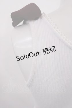 画像3: Amavel / 肩リボンタンクトップ Free オフ H-26-02-21-1017-CA-TO-NS-ZH