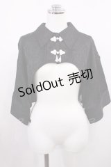 axes femme / チャイナ釦ショートボレロブラウス Free ブラック H-26-02-21-1024-AX-TO-NS-ZH