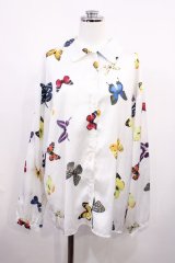 merry jenny / mothシャツ Free 白 H-26-02-21-1025-LO-BL-AK-ZH