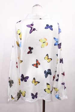 画像2: merry jenny / mothシャツ Free 白 H-26-02-21-1025-LO-BL-AK-ZH