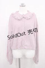 merry jenny / bearフリルカラーカーディガン Free ピンク H-26-02-21-1027-LO-TO-AK-ZH