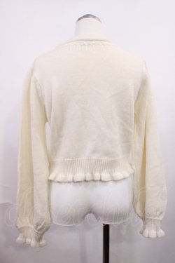 画像2: axes femme kawaii / ロイヤルベアーズニットカーディガン M アイボリー H-26-02-21-1028-AX-TO-YZ-ZH