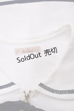 画像6: Amavel / Crown Emblem セーラーフードポンチョパーカー Free オフ/ネイビー H-26-02-21-1031-CA-TO-NS-ZH