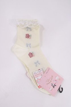 画像1: m petit by misako / AMCSマロンクリーム 23-25cm アイボリー H-26-02-21-1036-LO-ZA-YZ-ZH