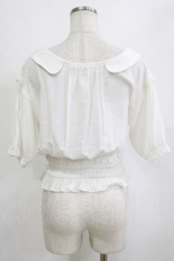 画像3: axes femme POETIQUE / バラ刺繍オフショルブラウス M オフ H-26-02-21-048-AX-BL-NS-ZH