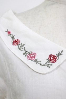 画像4: axes femme POETIQUE / バラ刺繍オフショルブラウス M オフ H-26-02-21-048-AX-BL-NS-ZH