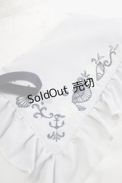 画像4: axes femme / マリン刺繍セーラー襟PO M オフ/グレー H-26-02-21-050-AX-TO-NS-ZH