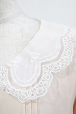 画像4: axes femme POETIQUE / スカラップ刺繍襟ブラウス M ピンク H-26-02-21-051-AX-TO-NS-ZH