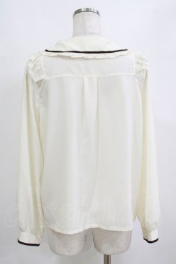 画像3: axes femme POETIQUE / タイ付きピンタックブラウス M 生成り H-26-02-21-053-AX-BL-NS-ZH