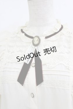 画像4: axes femme / ブローチ付きヴィンテージブラウス M 生成り H-26-02-21-054-AX-BL-NS-ZH