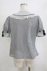 画像3: Angelic Pretty / ギンガムはしごレースブラウス Free ブラック H-26-02-21-057-AP-BL-NS-ZH (3)