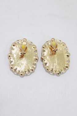 画像2: m petit by misako / AMフラワーイヤリング  ブラック H-26-02-21-069-LO-AC-NS-ZH